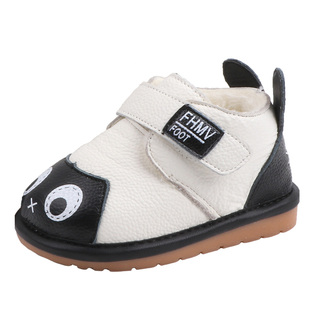 冬季宝宝棉鞋男童加绒加厚学步鞋女婴儿鞋子1一3岁防滑雪地靴冬鞋