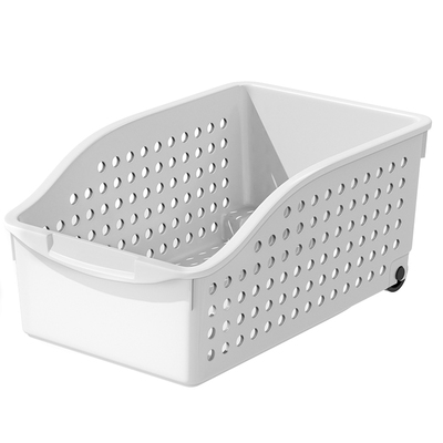【万人加购】滑轮杂物收纳筐家用