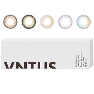 月神降临VNTUS美瞳日抛10片彩色隐形眼镜女棕色自然微混血婚纱照