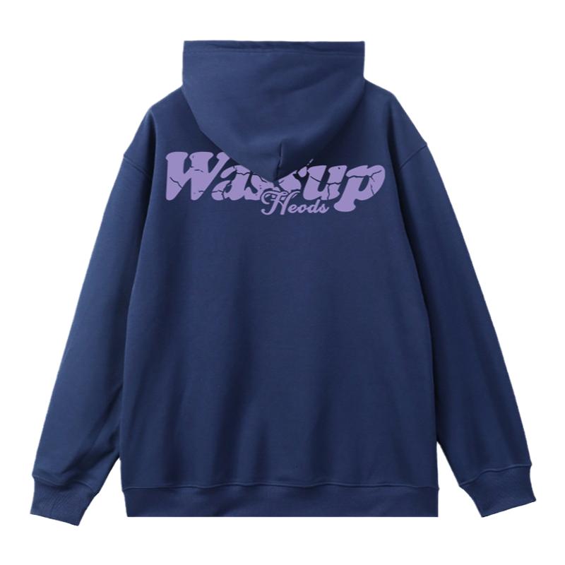 WASSUP重磅美式帽衫卫衣男