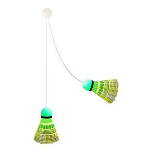 单人羽毛球训练器回弹自打线健身儿童室内一个人打羽毛球练习神器