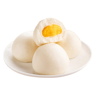 奶黄包儿童早餐半成品加热即食包子馒头烧麦速食商用批发速冻蒸品