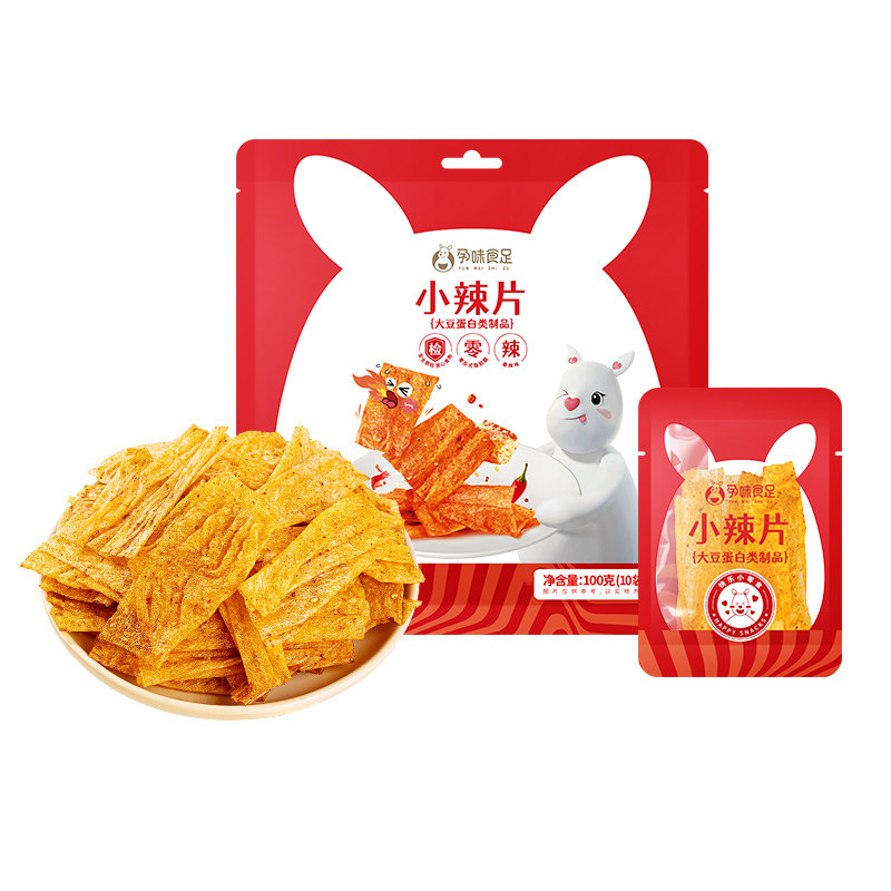 孕味食足孕妇能吃的零食豆皮辣条
