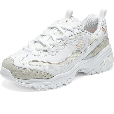 斯凯奇学院风厚底老爹鞋