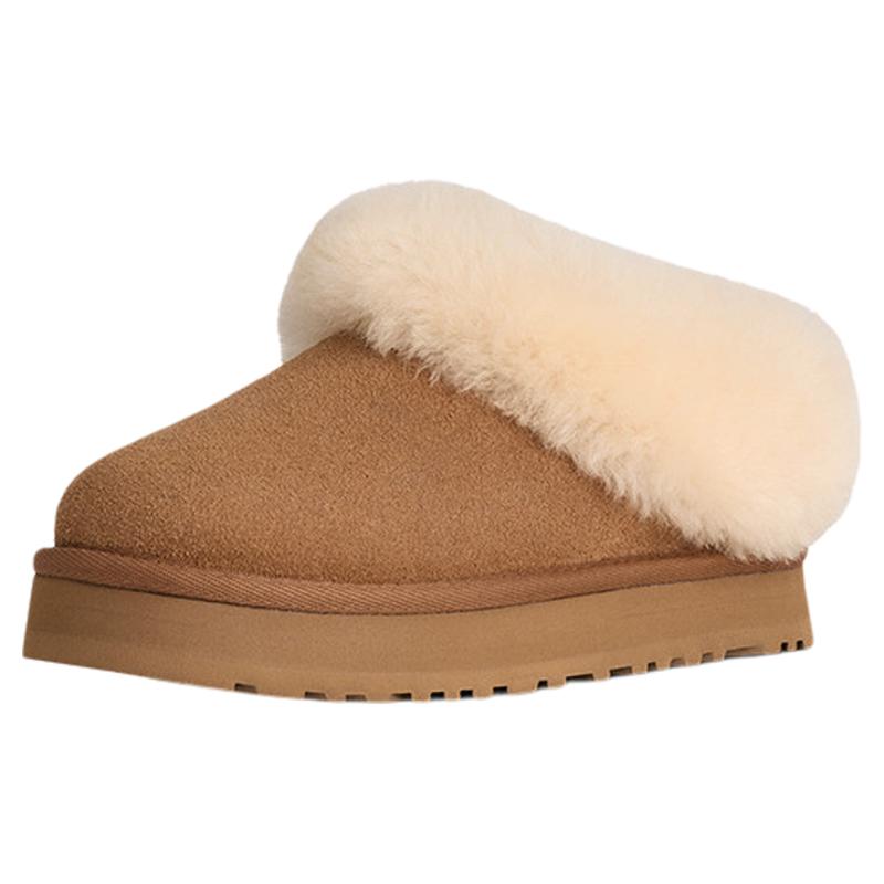 UGG童鞋冬季女童舒适毛绒休闲懒人一脚蹬超短筒雪地靴 1171198K