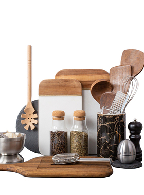 厨房样板间软装饰品厨具摆件石材