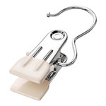 裤夹子家用无痕不锈钢多功能带挂钩裙子裤子收纳神器单个夹子衣架