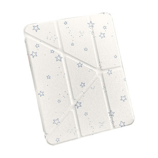 2026新款ipad11pro10保护air67壳11寸亚克力背板轻薄可爱卡通10.2寸iPad AiriPad7/8/9iPad 保护套星星雪花