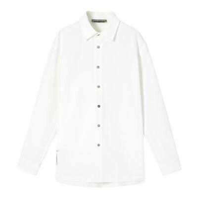 宽松长袖白色衬衫NUMBERHERE