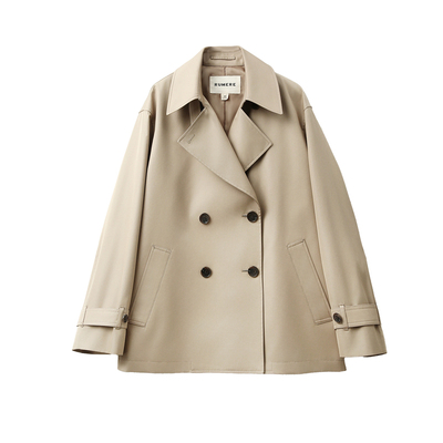 长绒棉抗皱易打理经典通勤风衣