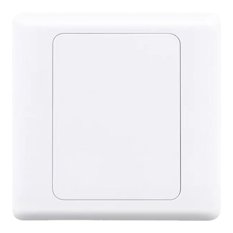 86型空白面板白盖板86白面板开关插座白板家用工程款加厚100个装