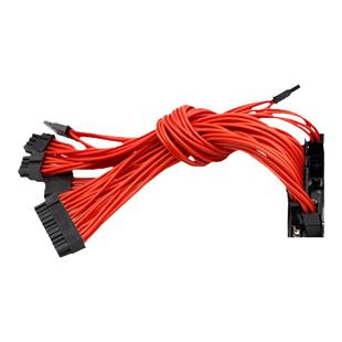 银欣电源sfx定制模组线sx-500 678 1000ITX小机箱硅胶镀银编织线