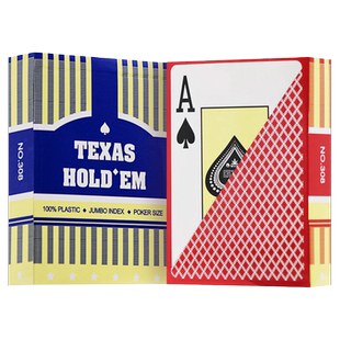 德州大字扑克牌加厚塑料防水防折可水洗飞牌专用磨砂PVC潮牌批发