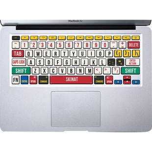 笔记本键盘贴纸适用于苹果macbookpro16寸15按键膜13.3华为magicbook v14电脑matebook14s 13s少女装饰定制m1