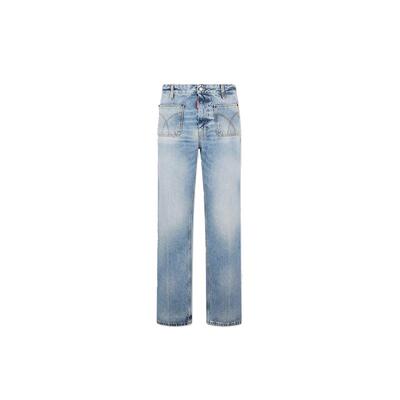 【春夏新品】DSQUARED2/D2次方 2026春夏男士复古直筒修身牛仔裤