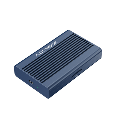 阿卡西斯40Gbps硬盘盒兼容雷电5/4USB4固态铝合硬盘盒支持Pcie5.0