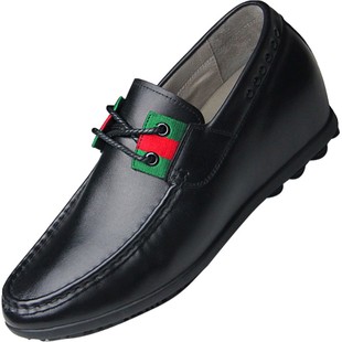 高哥增高鞋男10cm休闲皮鞋潮流真皮男鞋英伦秋冬男士内增高鞋子