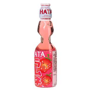 日本进口哈塔HATA哈达弹珠波子汽水饮料网红碳酸汽水果味小玻璃瓶