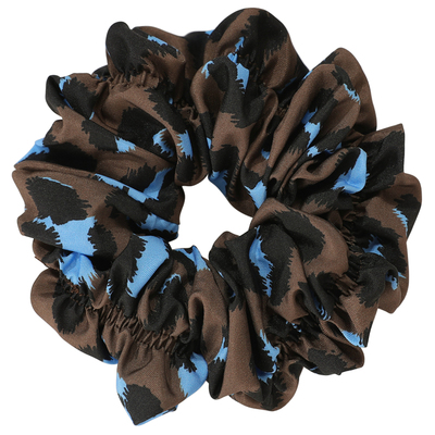 DODOGOGO孔雀蓝豹纹大肠发圈