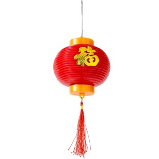 小红灯笼挂饰2026新款免插电子池过新年院子户外树上春节装饰挂件