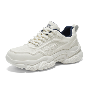 海澜之家男鞋2026新款春秋夏季透气休闲运动鞋男士增高小白老爹鞋