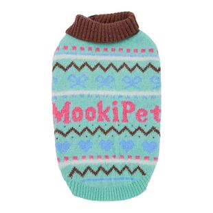 mookipet宠物狗狗猫咪毛衣红色喜庆冬装比熊雪纳瑞小型犬新年衣服