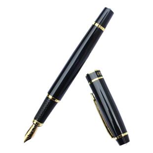 包邮 HERO/英雄7032纯黑丽雅金夹墨水钢笔 学生礼品 创意礼物