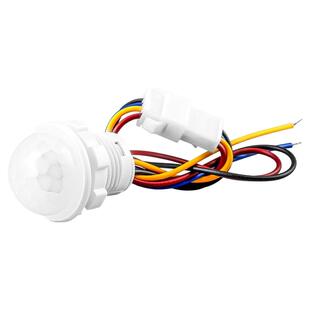 红外线人体感应器开关220v延时光控开关可调小头模块嵌暗装吸顶式