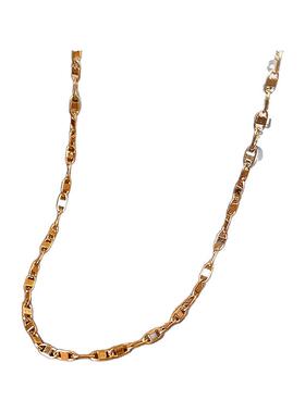 猪鼻子项链金色素链锁骨链配饰