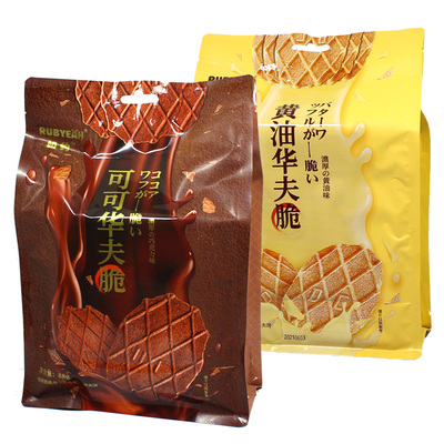 rubyeah可可华夫脆88g味黄油薄脆