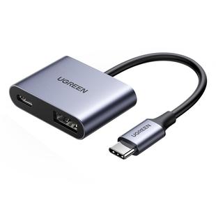 绿联otg转接头typec转usb接口快充适用苹果16iPhone17Pro15数据线U盘转换器华为手机平板电脑优盘二合一typc