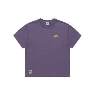 VISION童装 美式复古LOGO印花微落肩宽松短袖T恤男女同款25夏季