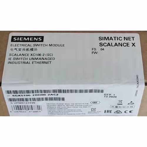 议价原装正品6GK5106-2BD00-2AC2西门子交换机1P6GK51062BD002AC2