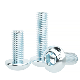 10.9级镀锌圆头内六角螺丝圆杯螺栓盘头螺钉国标M3M4M5M6M8M10M16