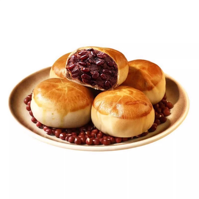 薄皮山药薏米红豆包早餐面包