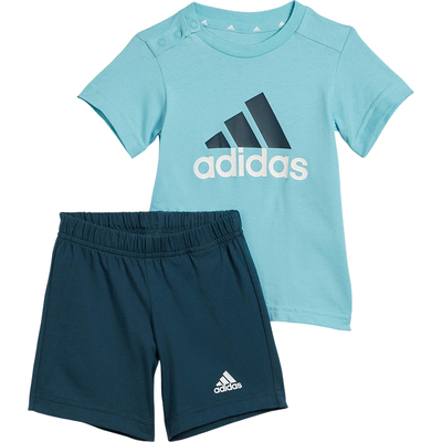 Adidas/阿迪达斯正品I BL CO T SET小童透气运动套装IB4813