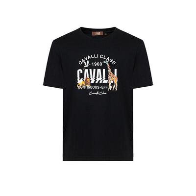 CavalliClass动物印花T恤短袖