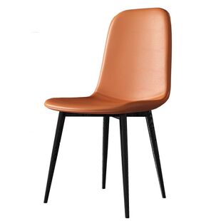 餐椅家用北欧轻奢现代简约铁艺靠背椅子洽谈书桌椅餐厅餐桌椅凳子