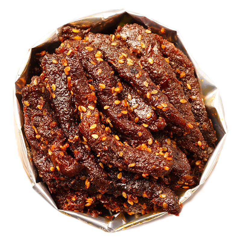 原切大條更完整 香辣藤椒牛肉條麻辣牛肉干 川味冷吃即食熟食小吃