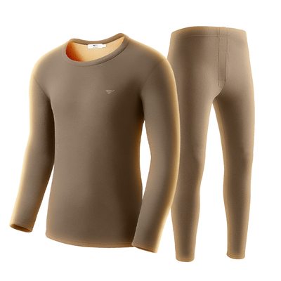 七匹狼男士保暖内衣套装新疆棉加绒加厚打底棉毛衫男款婴儿绒内衣