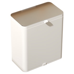 厨房垃圾桶壁挂式家用2026新款免弯腰厨余橱柜卫生间高颜值不锈钢