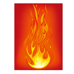 红红火火装饰画卧室五行画木质环保版画酒店火焰气氛挂画