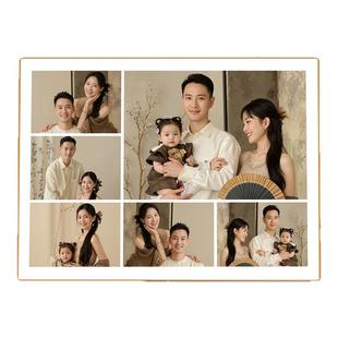 相框挂墙照片定制摆台多张照片墙组合六宫格全家福制作加打印相册