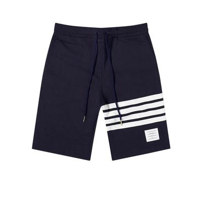 【自营】Thom Browne汤姆·布朗TB海军蓝白条纹棉质百搭休闲短裤