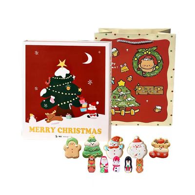 鲸语姜饼人曲奇饼干巧克力礼盒零食送女友男闺蜜高级感新年礼物