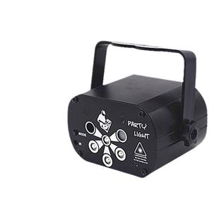 6孔激光灯彩光旋转灯直播声控彩灯网红爆款网红led灯酒吧气氛灯