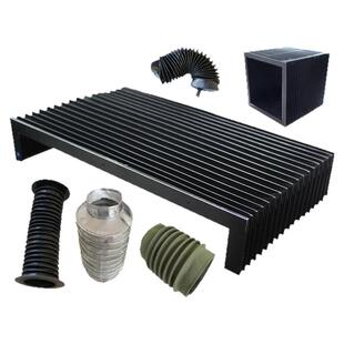 耐高温防尘风琴防护罩丝杠油缸导轨一字型帘防火阻燃激光切割机