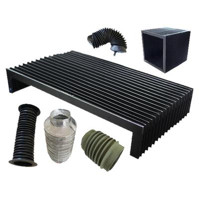 圆形丝杠油缸伸缩风琴高温防护罩