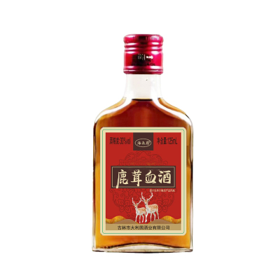 海森岛烟台鹿茸血酒125mlX8瓶