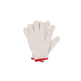 本白纱手套纯棉纱手套加密耐磨线劳保手套工作业防护手套700600克